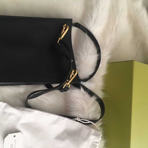 Vavvoune Black Leather Mishe Handbag - Picture 7 of 8